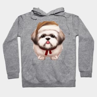 Cute Shih Tzu Drawing Hoodie